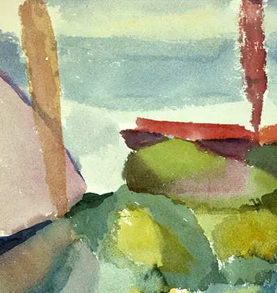 The Seaside in the Rain Paul Klee
